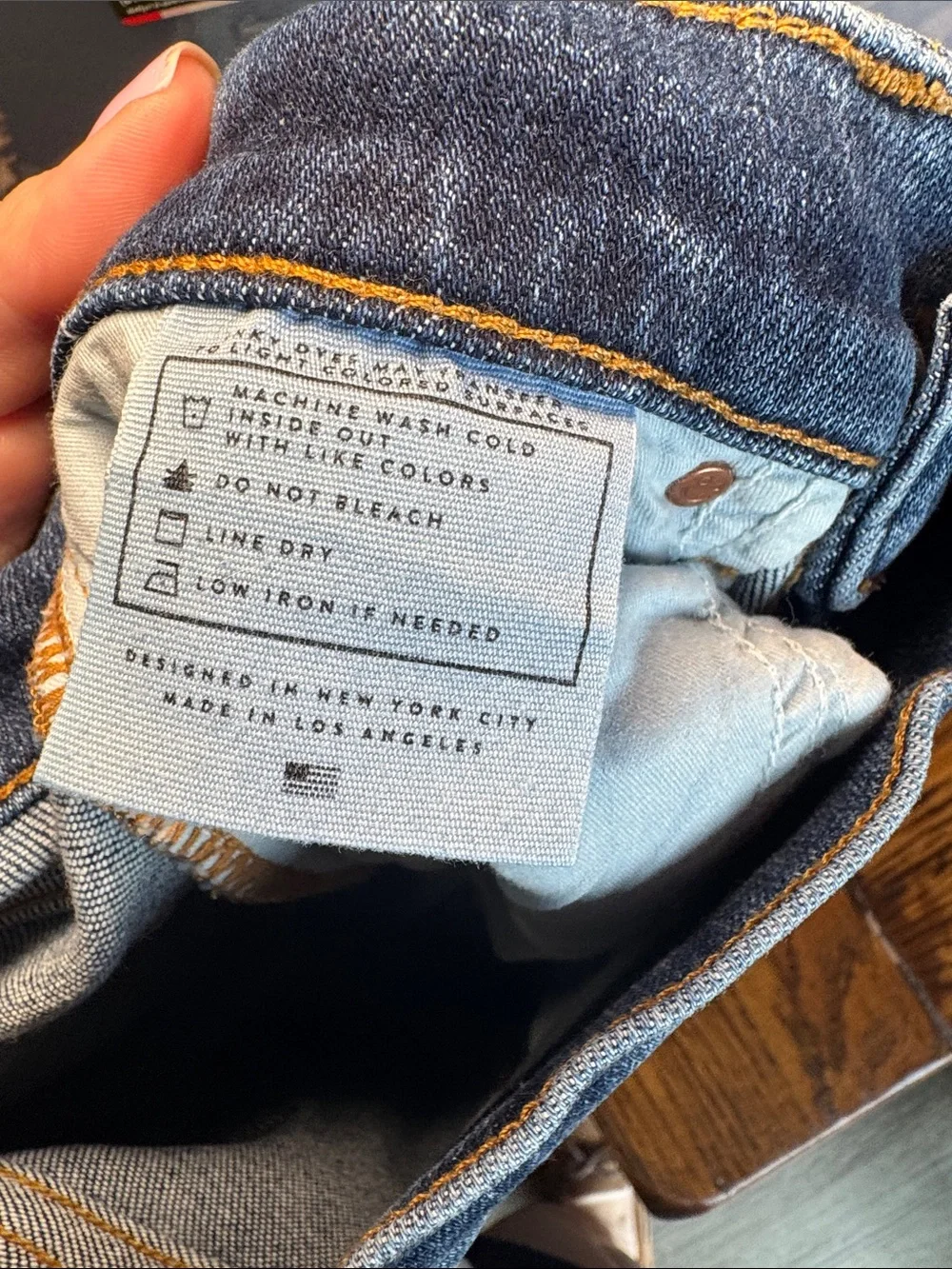 AYR The Pop Classic Straight-Leg Jeans Medium Wash Size 27